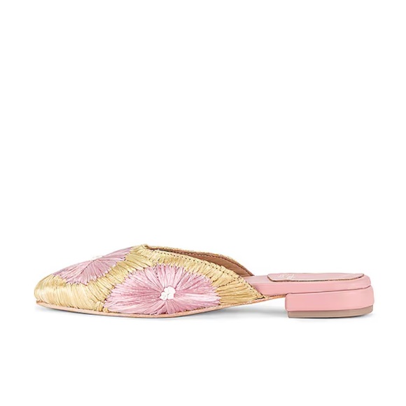 NWT Jeffrey Campbell Mitzy Slide Gold Pink 8 - Picture 5 of 11